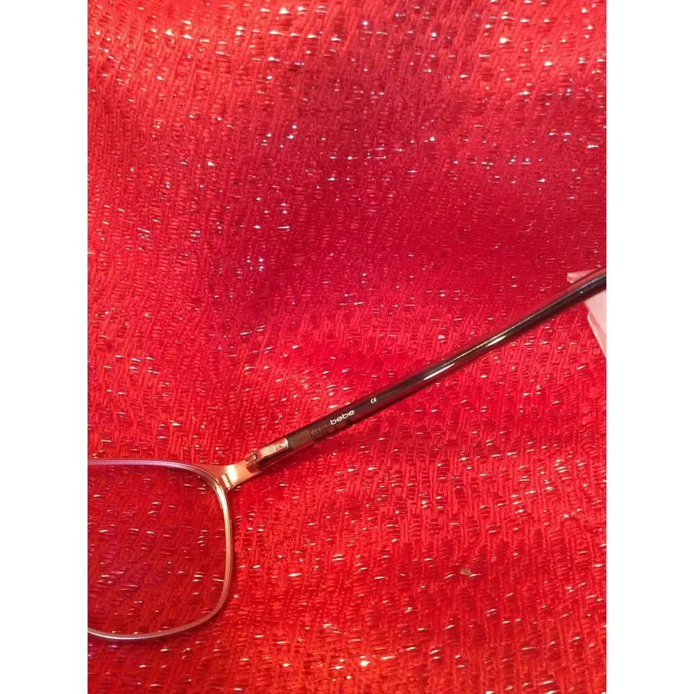 New Bebe Eye Wear glasses frames Rose Gold BB5200 Womens